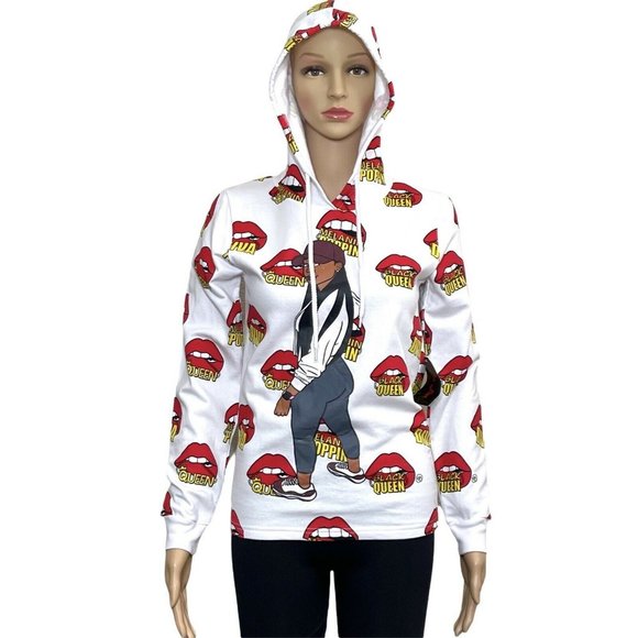 on fire sweatshirt Cosy size S white - Picture 1 of 10